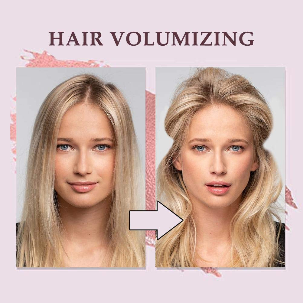 1Pc Volume up Hair Base,  Hairstyle Clip Bun Maker, Volume Insert Hair Bump up Tool for Short Long Hair DIY (Black)