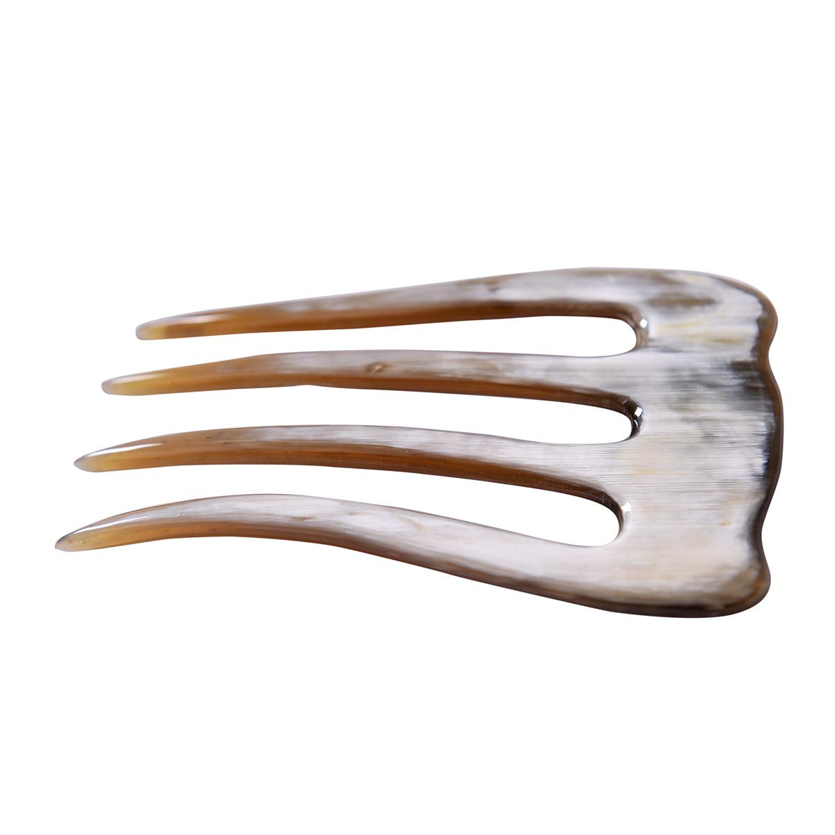Buffalo Horn Hair Comb 4 Prongs Fork Hair Pin Hair 