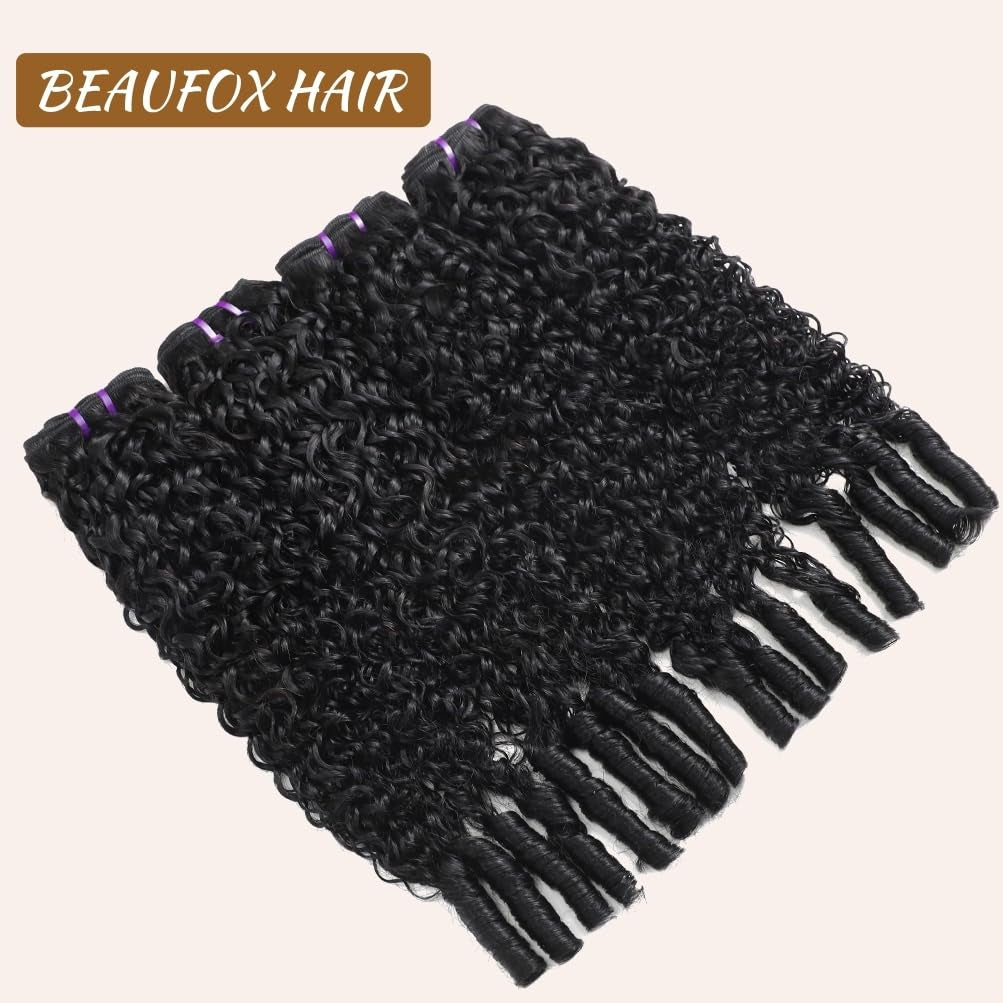 3C4A Burmese Curly Bundles Human Hair 16 18 20 22 Inch 12A Unprocessed Virgin Human Hair Water Wave 