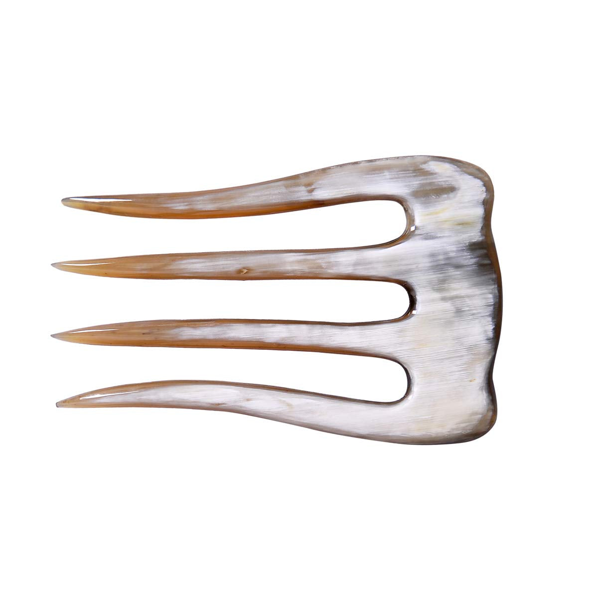 Buffalo Horn Hair Comb 4 Prongs Fork Hair Pin Hair 