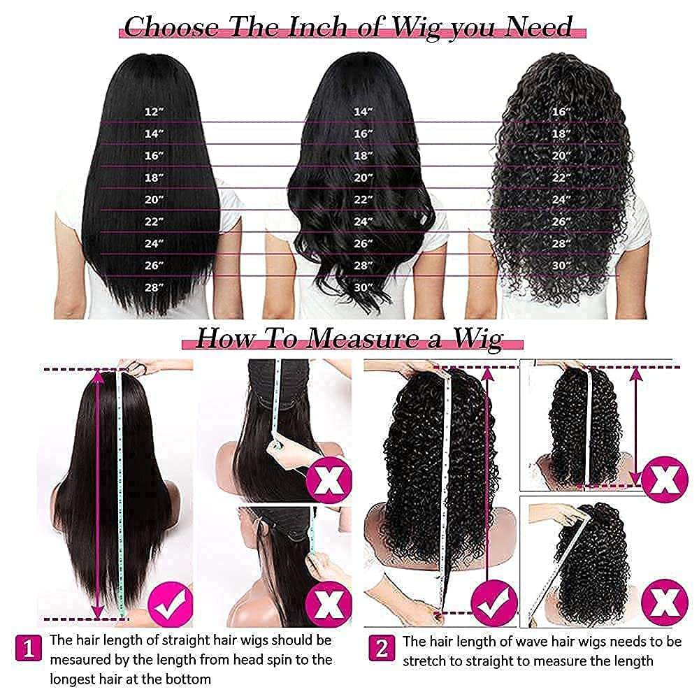 180% Density HD Transparent Water Wave Lace Front Wigs Human Hair Pre Plucked with Baby Hair Glueless Lace Closure Wigs 4X4 Brazilian Virgin Human Hair Wigs for Women (20Inch, Water Wave Lace Front Wigs)
