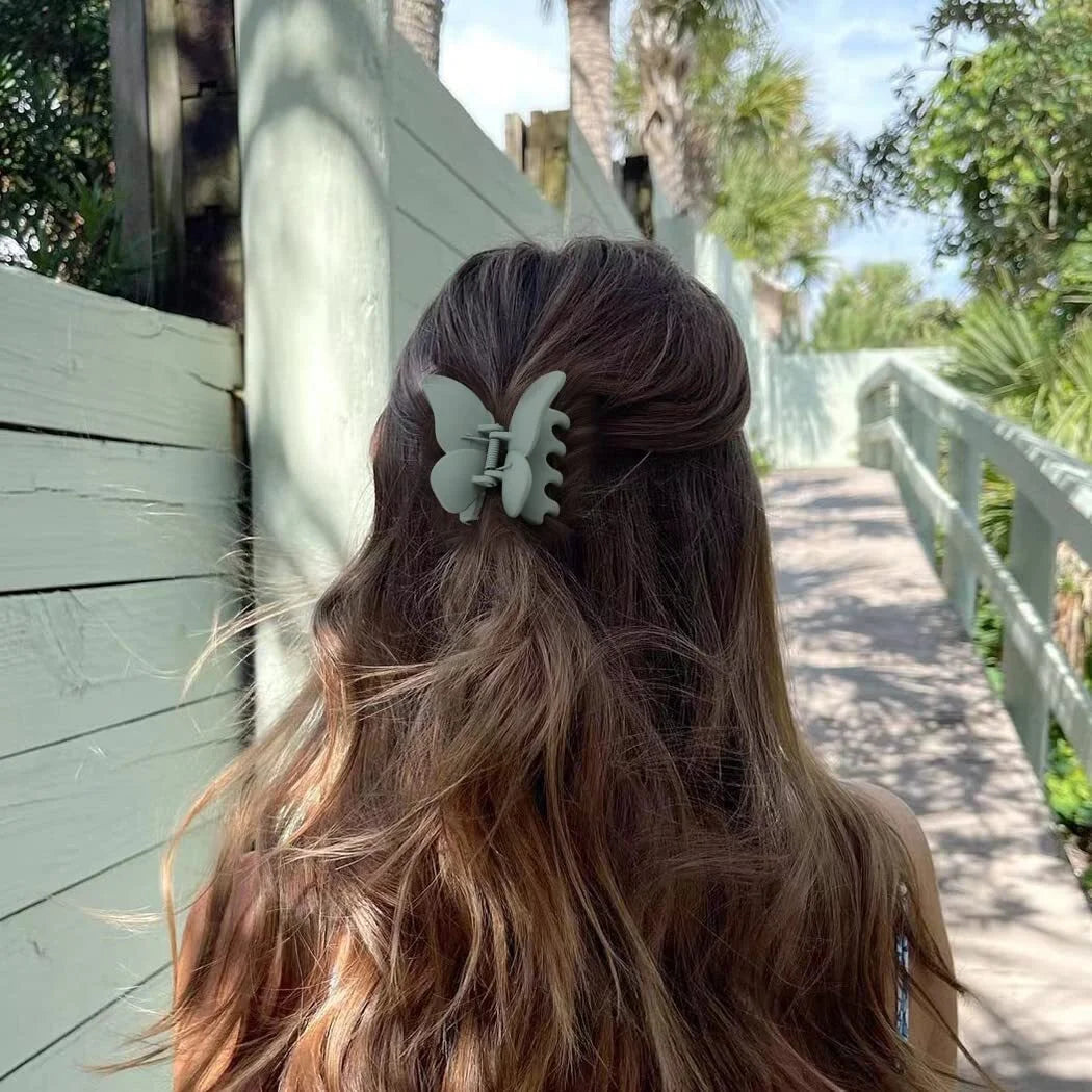 4 PCS Butterfly Hair Claw Clip, 2.7 Inch Butterfly 