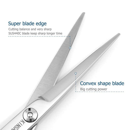 Hair Shears Left Hand Hair Cutting 6 Inch Scissors 