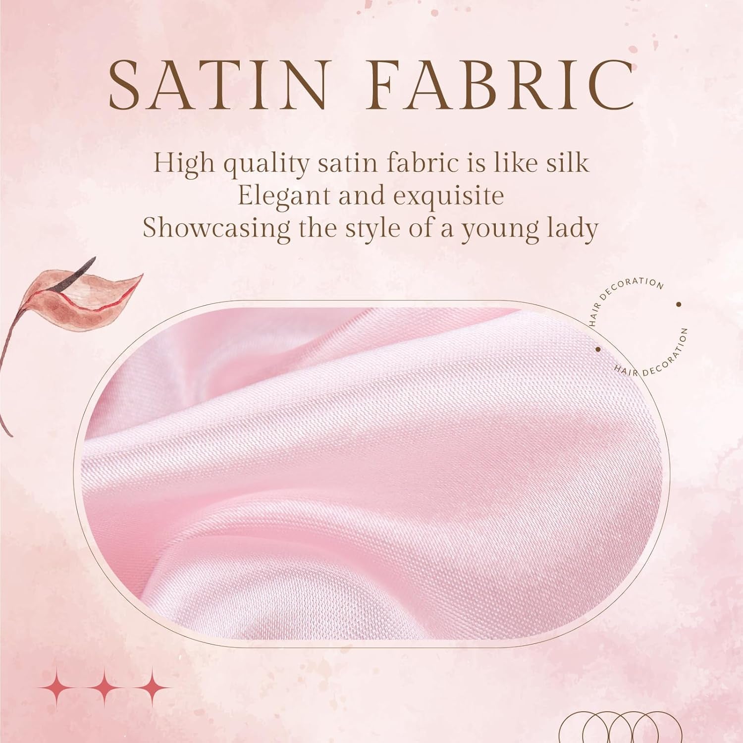  Hair Pink Oatmeal 2Pcs Bows for Women Alligator Hair Satin Silk Barrettes Coquette Bows Hair Accessories 